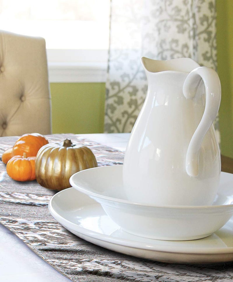 OLYPHAN 72 Table Runner Dining Elegant Spring / Fall Leaf Pattern Beige / Gold / Cream / Sand / Off White â€“ Glam Thanksgiving Dinner, Easter Decoration, Christmas DÃ©cor, Holiday Party Decorations 13 x 72 Inch - Image 3